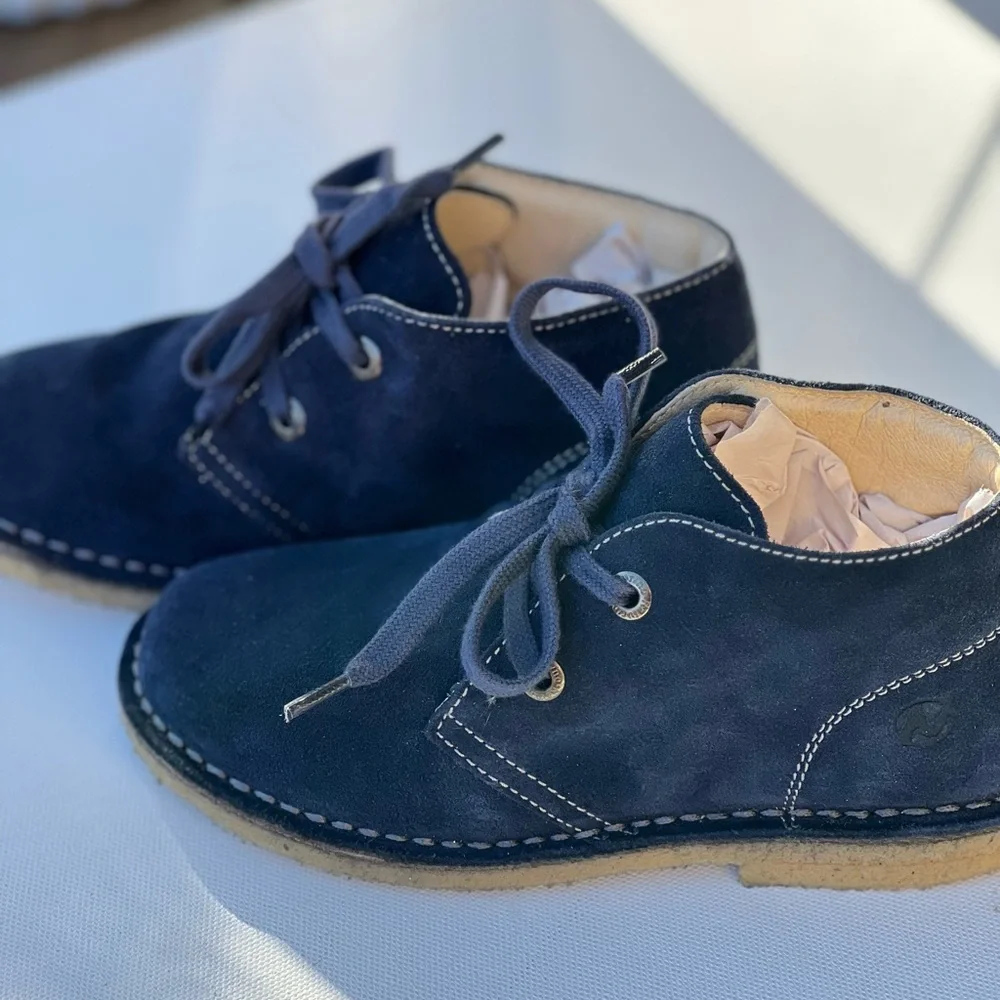 Naturino Boys Chukka Blue Suede Boots